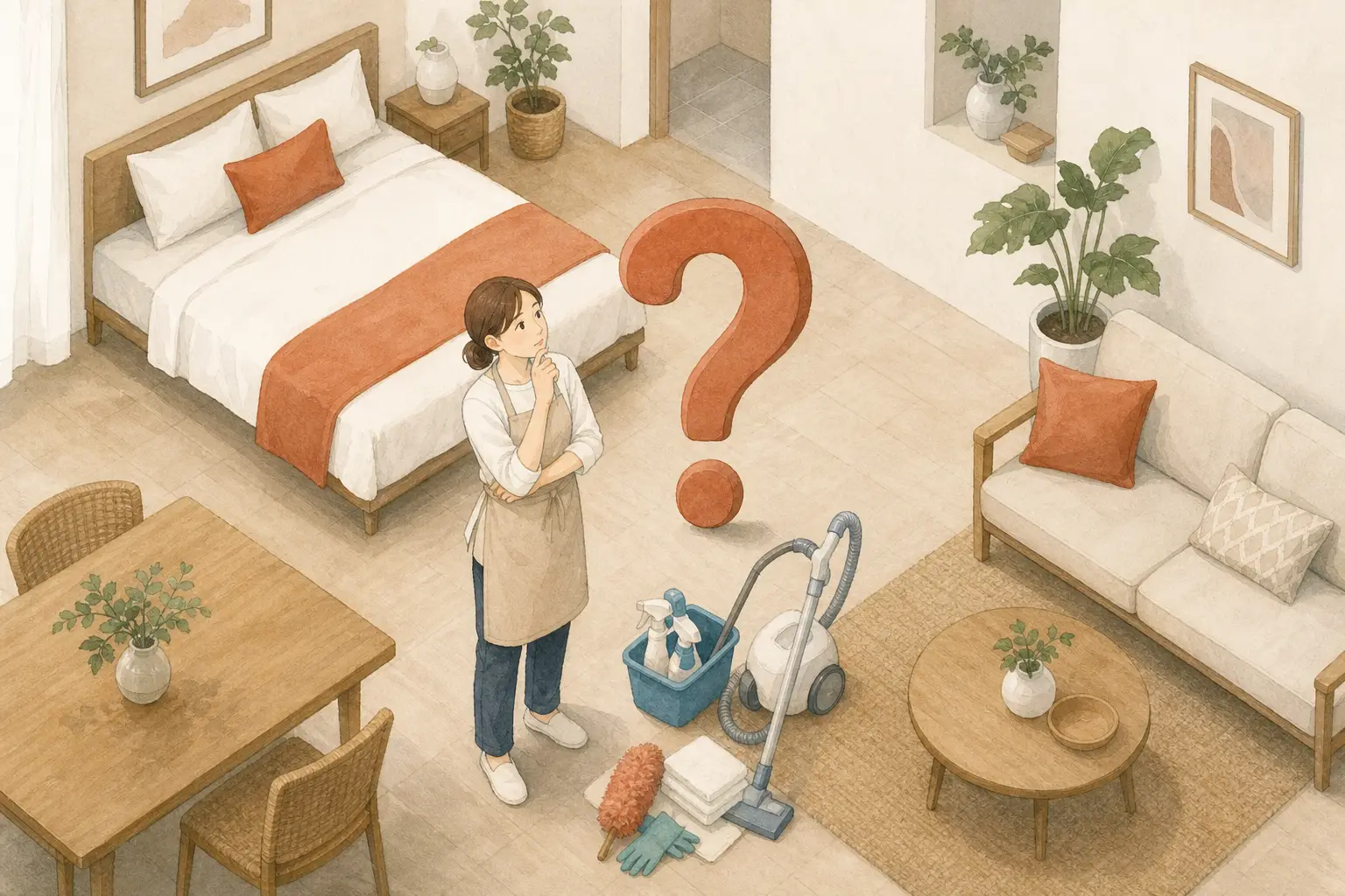 民泊清掃のよくある質問（FAQ）