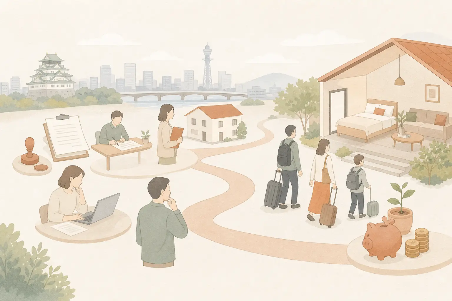 大阪市で特区民泊を開業するまでの流れと費用・収益の目安